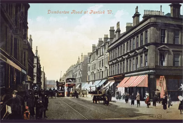 Dumbarton Road, Partick looking West - Glasgow