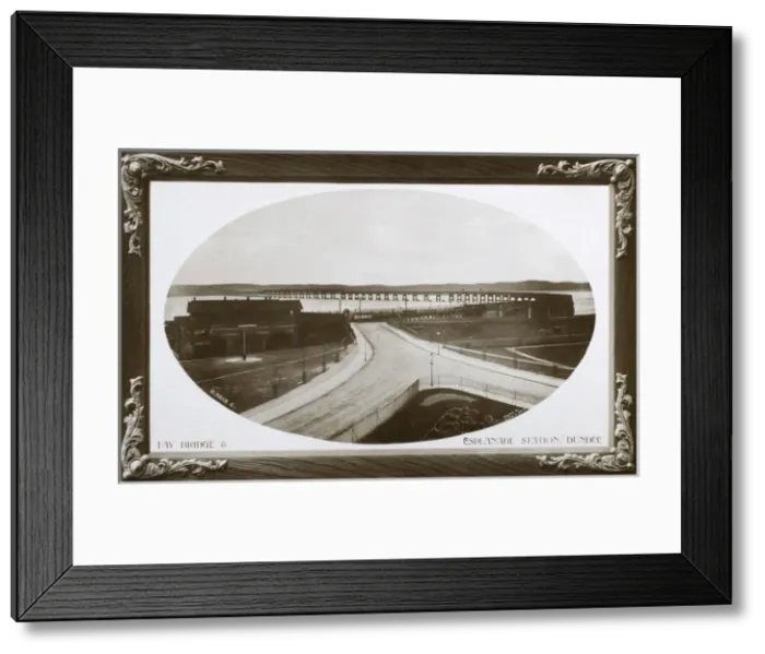 Framed Print : New Tay Bridge from Esplanade Station, Dundee Framed Print : New Tay Bridge from Esplanade Station, Dundee
