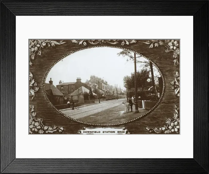 Framed Print : Downfield Station, Brae, Dundee, Scotland Framed Print : Downfield Station, Brae, Dundee, Scotland
