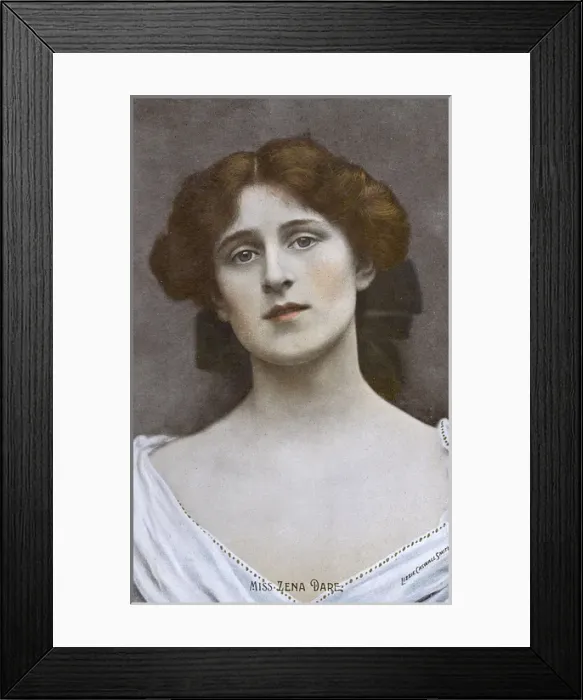 Framed Print : Zena Dare - English Stage Actress Framed Print : Zena Dare - English Stage Actress