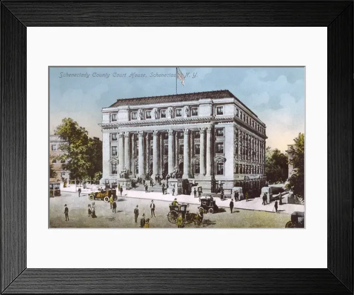 Framed Print : Schenectady County Court House, Schenectady, NY Framed Print : Schenectady County Court House, Schenectady, NY