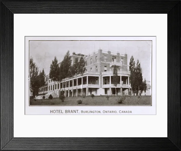 Framed Print : Hotel Brant, Burlington, Ontario, Canada Framed Print : Hotel Brant, Burlington, Ontario, Canada
