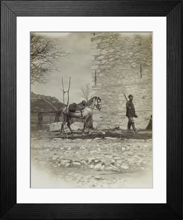 Framed Print : Guard leading a horse - Selcuk, Turkey - Ephesus Framed Print : Guard leading a horse - Selcuk, Turkey - Ephesus