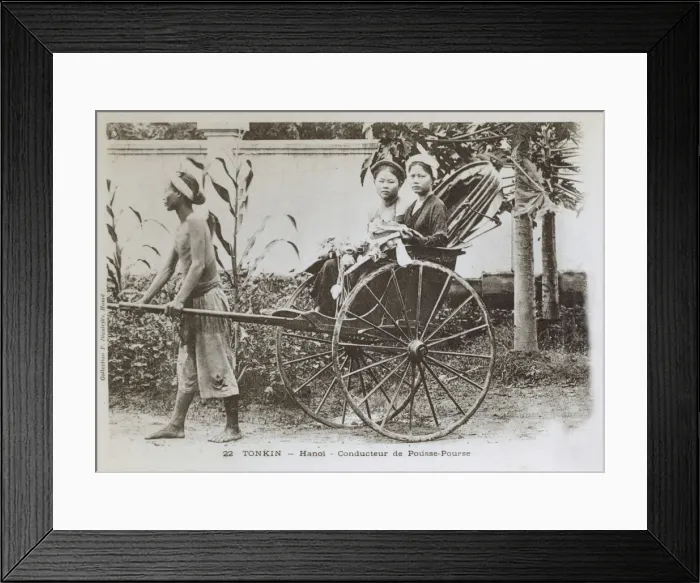 Framed Print : Hanoi, Vietnam - Rickshaw Framed Print : Hanoi, Vietnam - Rickshaw