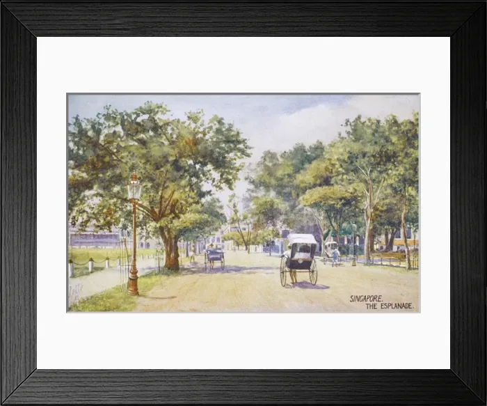 Framed Print : Singapore - The Esplade Framed Print : Singapore - The Esplade