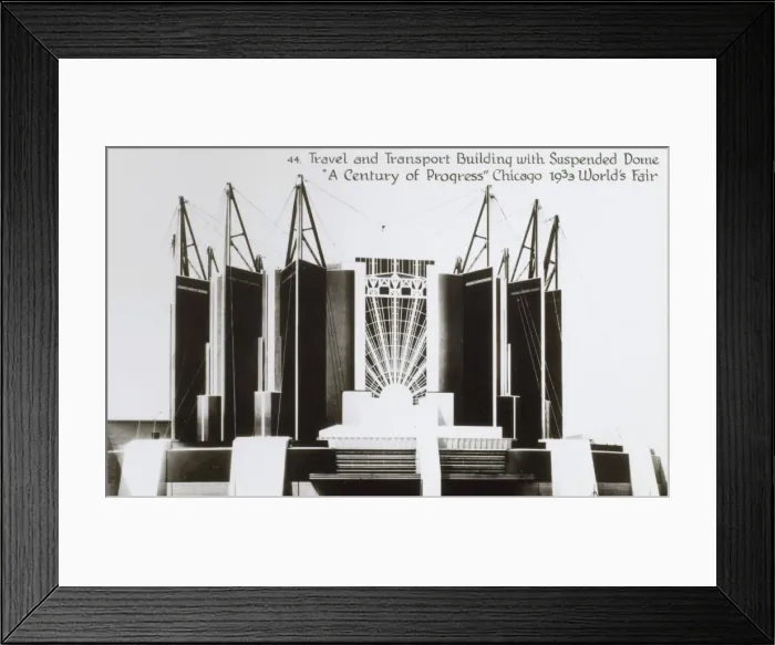 Framed Print : Travel and Transport Building - Worlds Fair, Chicago Framed Print : Travel and Transport Building - Worlds Fair, Chicago