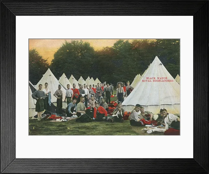 Framed Print : Black Watch - Royal Highlanders - British Army Regiment Framed Print : Black Watch - Royal Highlanders - British Army Regiment