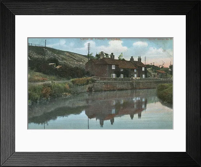 Framed Print : Canal at Tinsley, Sheffield Framed Print : Canal at Tinsley, Sheffield