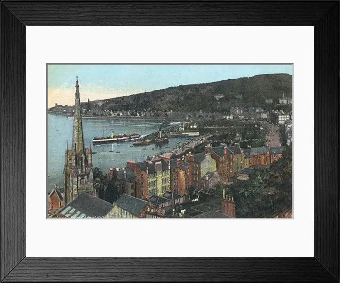 Framed Print : Rothesay from Chapel Hill, Scotland Framed Print : Rothesay from Chapel Hill, Scotland