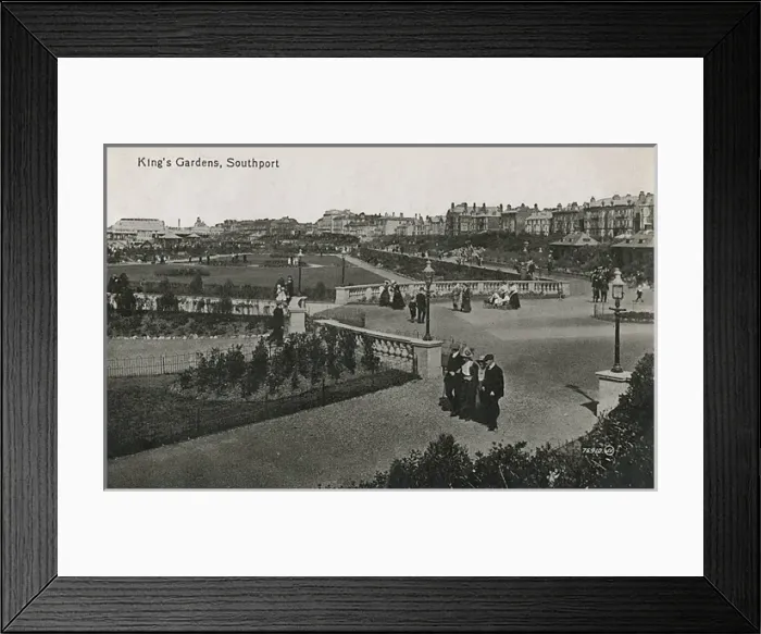 Framed Print : Kings Gardens, Southport, Merseyside Framed Print : Kings Gardens, Southport, Merseyside