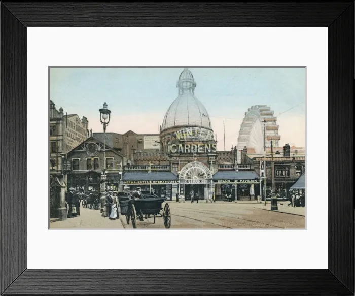 Framed Print : Blackpool - Entrance to the Winter Gardens