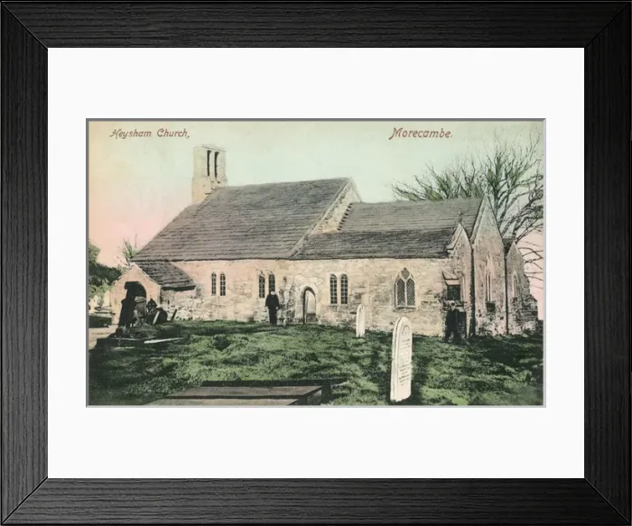 Framed Print : Heysham Church, Morecambe, Lancashire Framed Print : Heysham Church, Morecambe, Lancashire