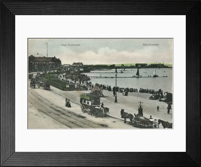 Framed Print : East Promenade, Morecambe, Lancashire Framed Print : East Promenade, Morecambe, Lancashire