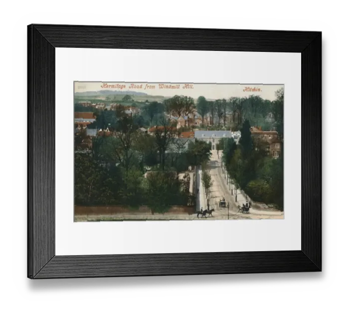 Framed Print : Hermitage Road from Windmill Hill, Hitchen, Hertfordshire Framed Print : Hermitage Road from Windmill Hill, Hitchen, Hertfordshire