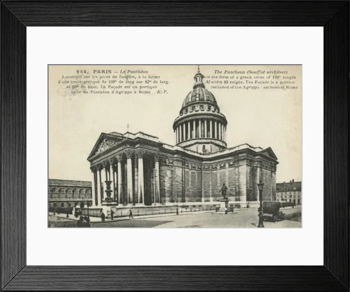 Framed Print : Paris - Le Pantheon Framed Print : Paris - Le Pantheon