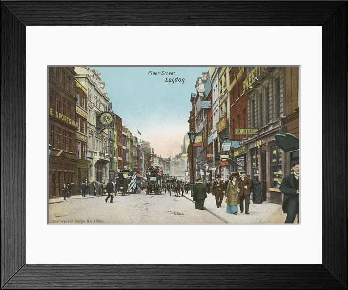 Framed Print : London, England - Fleet Street Framed Print : London, England - Fleet Street