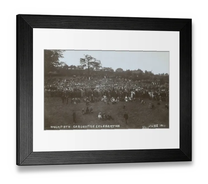 Framed Print : Coronation Festival at Holmfirth, West Yorkshire Framed Print : Coronation Festival at Holmfirth, West Yorkshire