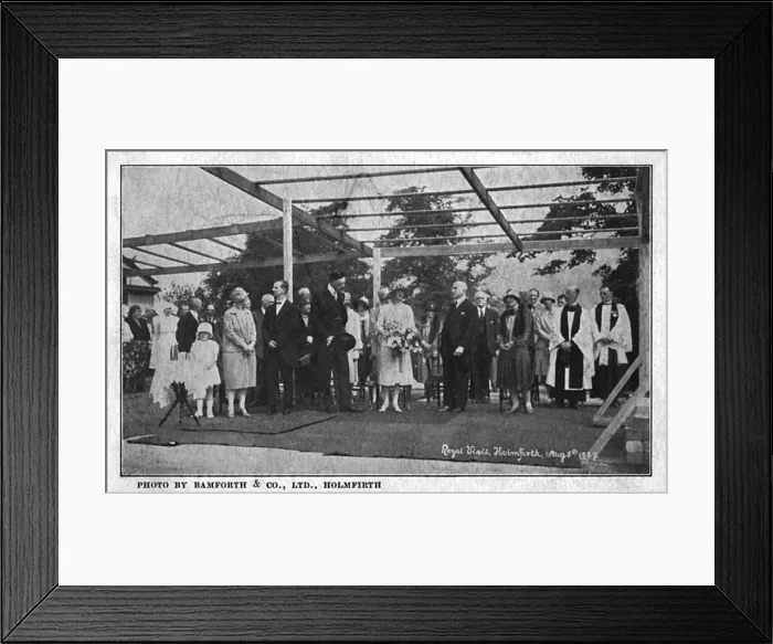 Framed Print : Royal visit to Holmfirth, West Yorkshire Framed Print : Royal visit to Holmfirth, West Yorkshire