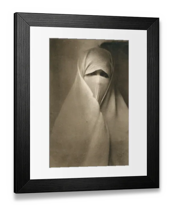 Framed Print : Algerian woman behind the veil Framed Print : Algerian woman behind the veil
