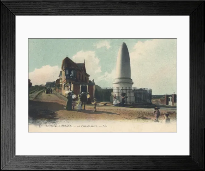 Framed Print : Sainte-Adresse, France - Le Pain de Sucre Framed Print : Sainte-Adresse, France - Le Pain de Sucre