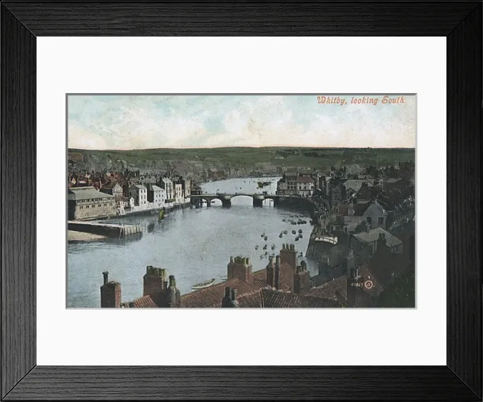 Framed Print : Whitby, North Yorkshire - looking south (inland) Framed Print : Whitby, North Yorkshire - looking south (inland)