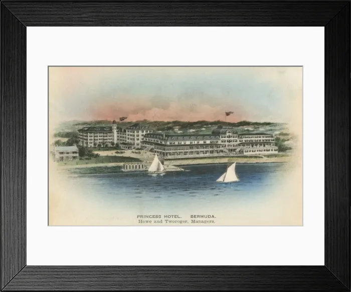 Framed Print : Princess Hotel - Bermuda Framed Print : Princess Hotel - Bermuda