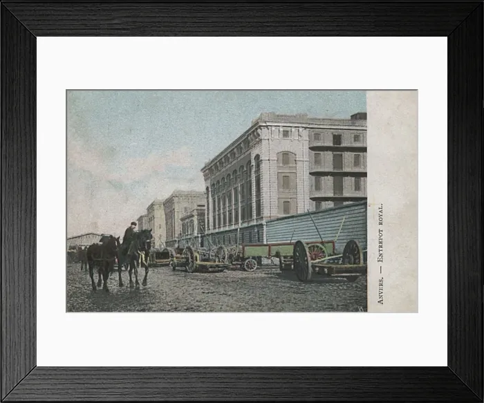 Framed Print : Antwerp, Belgium - Royal Warehouse Framed Print : Antwerp, Belgium - Royal Warehouse