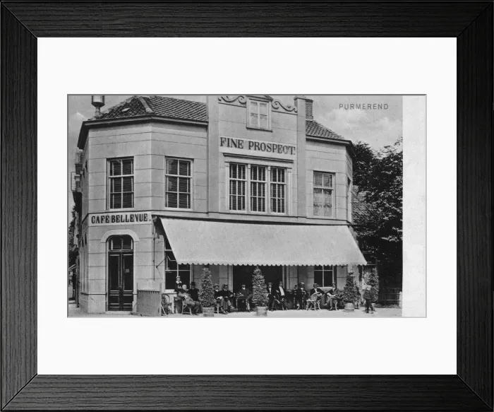 Framed Print : Netherlands - Purmerend - Cafe Bellevue Framed Print : Netherlands - Purmerend - Cafe Bellevue