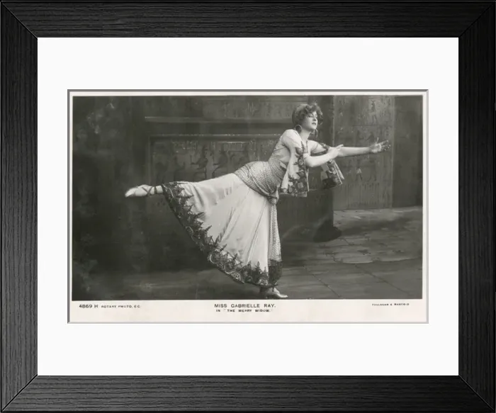 Framed Print : Miss Gabrielle Ray in The Merry Widow Framed Print : Miss Gabrielle Ray in The Merry Widow