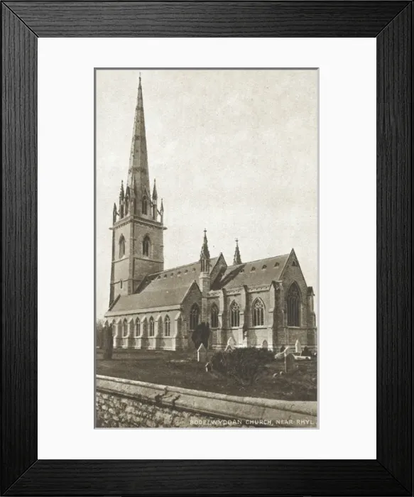 Framed Print : Bodelwyddan Church, near Rhyl, Wales Framed Print : Bodelwyddan Church, near Rhyl, Wales