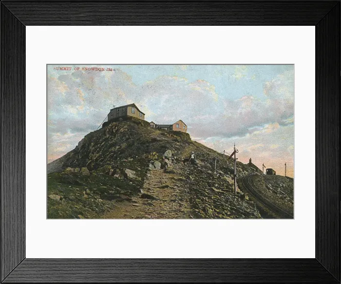 Framed Print : Snowdon Summit - Mountain Railway Framed Print : Snowdon Summit - Mountain Railway