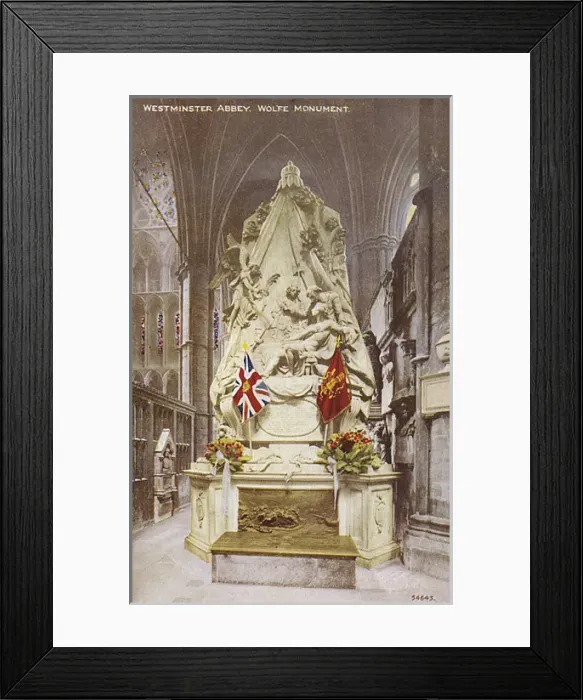 Framed Print : The Wolfe Monument, Westminster Abbey, London Framed Print : The Wolfe Monument, Westminster Abbey, London
