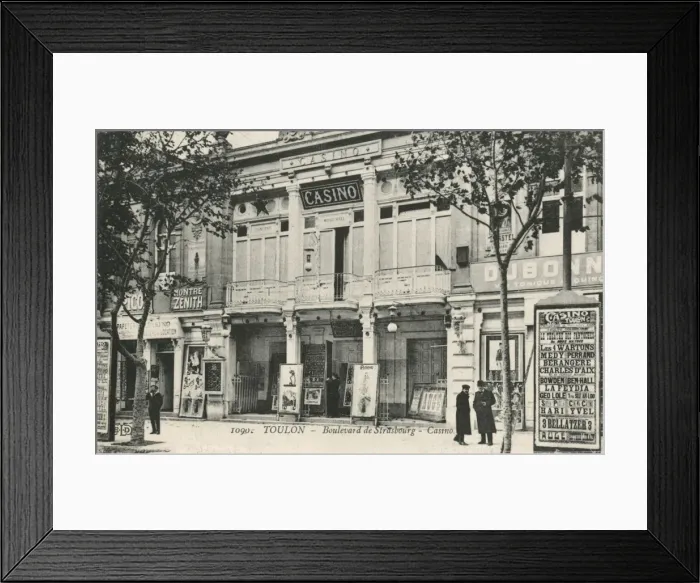 Framed Print : Casino on Boulveard de Strasbourg, Toulon, France Framed Print : Casino on Boulveard de Strasbourg, Toulon, France
