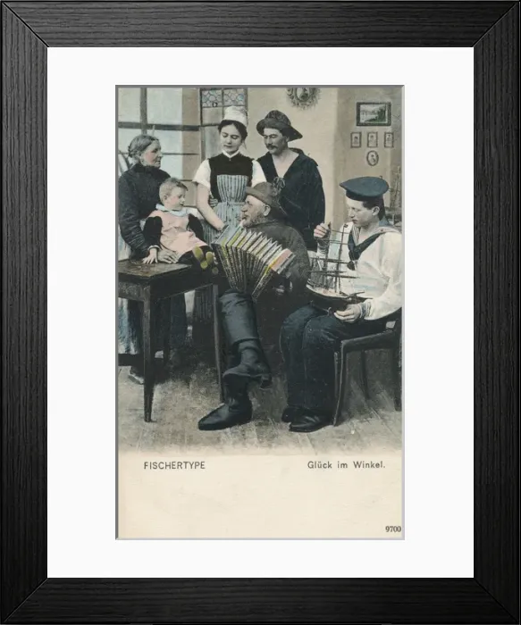 Framed Print : Fishermen - A Happy Corner Framed Print : Fishermen - A Happy Corner