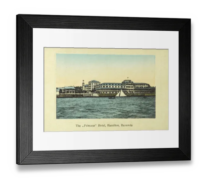 Framed Print : The Princess Hotel, Hamilton, Bermuda Framed Print : The Princess Hotel, Hamilton, Bermuda