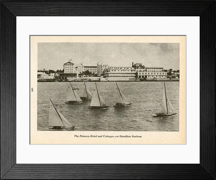 Framed Print : The Princess Hotel and Cottages, Hamilton, Bermuda Framed Print : The Princess Hotel and Cottages, Hamilton, Bermuda