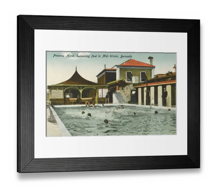 Framed Print : The Princess Hotel, Hamilton, Bermuda Framed Print : The Princess Hotel, Hamilton, Bermuda