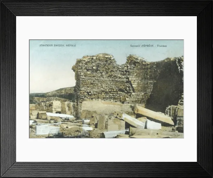 Framed Print : The Ruins of Ephesus, Selcuk, Turkey - The Baths Framed Print : The Ruins of Ephesus, Selcuk, Turkey - The Baths