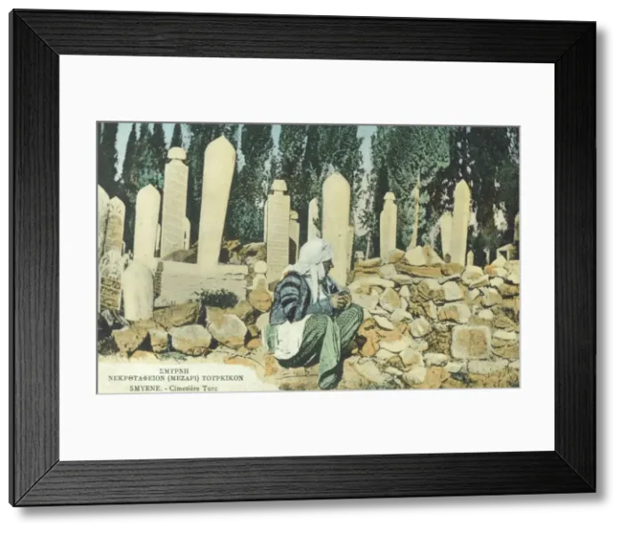 Framed Print : Turkish Cemetery at Izmir, Turkey Framed Print : Turkish Cemetery at Izmir, Turkey