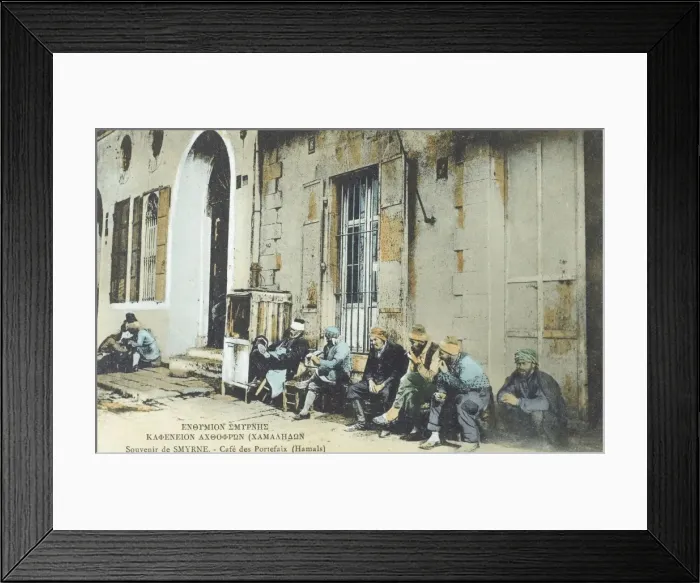 Framed Print : Porters (Hamals) Cafe, Izmir, Turkey Framed Print : Porters (Hamals) Cafe, Izmir, Turkey