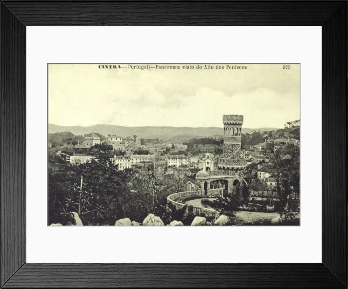 Framed Print : Portugal - Sintra - View from Pena National Palace Framed Print : Portugal - Sintra - View from Pena National Palace