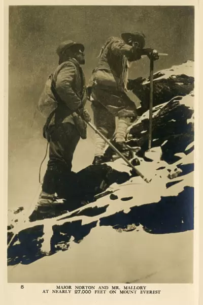 1922 British Mt Everest Expedition - Norton and Mallory