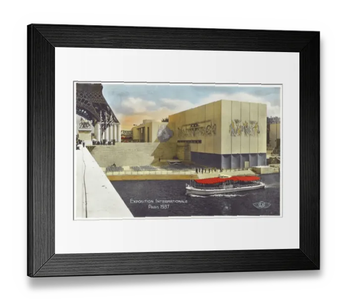 Framed Print : International Exhibition in Paris - 1937 Framed Print : International Exhibition in Paris - 1937