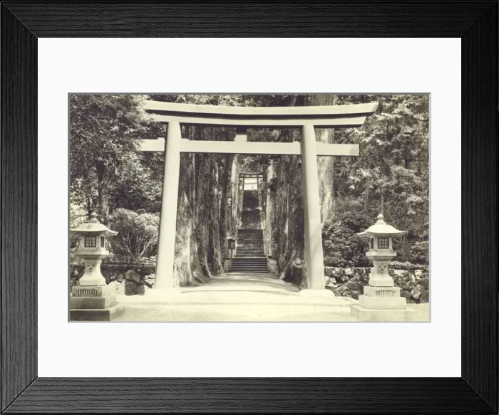 Framed Print : Japan - Shrine at Hakone Framed Print : Japan - Shrine at Hakone