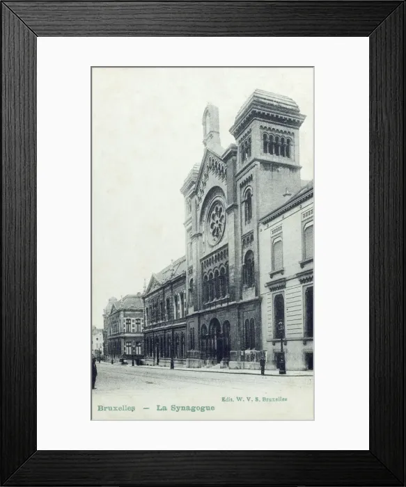 Framed Print : The Synagogue, Brussels, Belgium Framed Print : The Synagogue, Brussels, Belgium