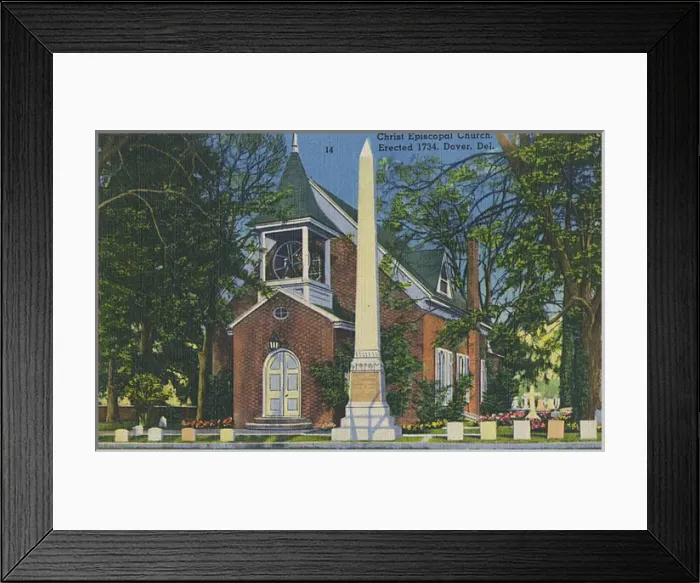 Framed Print : Dover, Delaware, USA - Christ Episcopal Church Framed Print : Dover, Delaware, USA - Christ Episcopal Church