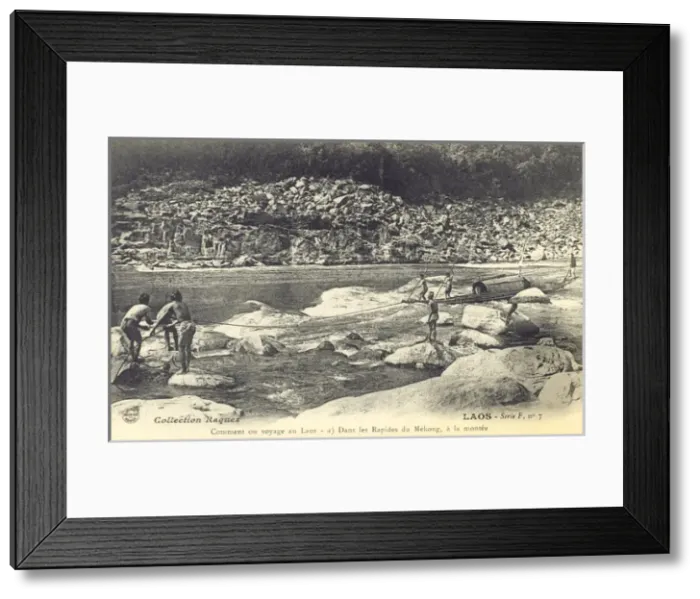Framed Print : Rapids on the Mekong River, Laos Framed Print : Rapids on the Mekong River, Laos
