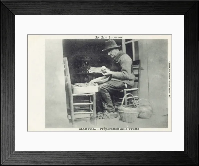 Framed Print : Martel, France - Preparation of Truffles Framed Print : Martel, France - Preparation of Truffles