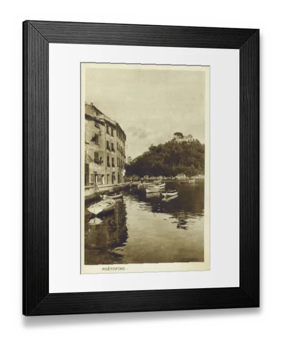 Framed Print : Portofino - Italy - The Harbour Framed Print : Portofino - Italy - The Harbour