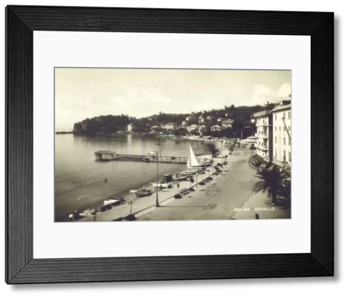 Framed Print : Rapallo, Italy - The Waterfront Framed Print : Rapallo, Italy - The Waterfront